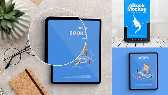 1663+ Ebook Cover Mockup Free Download Hight Resolution