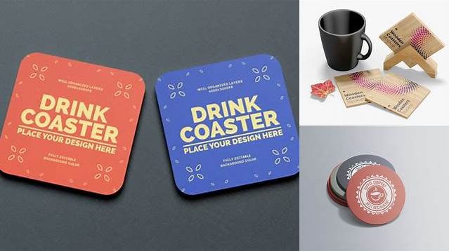 1672+ Mug And Coaster Mockup Free Free Graphic Mockup PSD