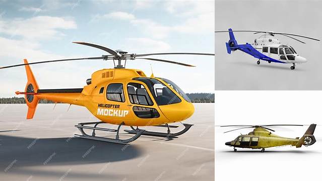 1678+ Helicopter Mockup Download PSD Now