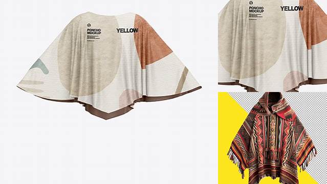 1684+ Poncho Mockup Best for Showcase