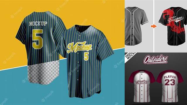 1688+ Mockup Baseball Jersey Smart Editable Design Mockup