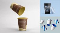 1690+ Eco Cup Mockup Free Free Mockup PSD