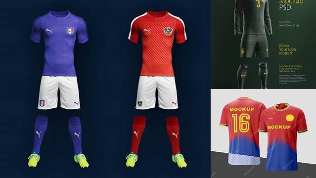 1694+ Mockup Equipacion Futbol High-End Creative PSD Template