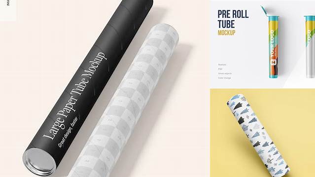 1696+ Pre Roll Mockup Free Modern PSD Templates