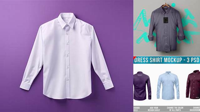 1706+ Dress Shirt Mockup Free Smart PNG Image