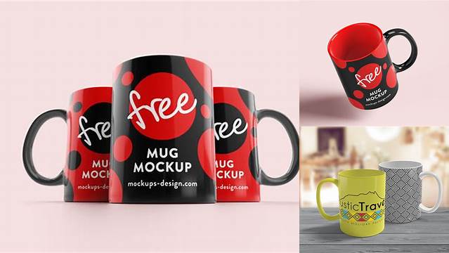 1708+ Mug Mockup Generator Free Layered PSD File