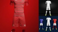 1709+ Soccer Kit Mockup Download Free