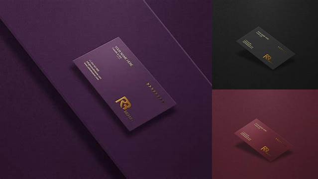 1717+ Spot Uv Business Card Mockup Free High-Resolution PSD Download