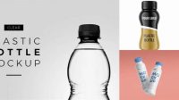 1722+ Plastic Bottle Mockup Exclusive Free PSD Mockups