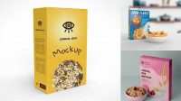 1729+ Cereal Box Mockup Download Free