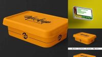 1732+ Plastic Container Mockup Psd Free Download Include TIFF