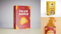 1738+ Cereal Box Mockup Free Unique Free Photoshop Files