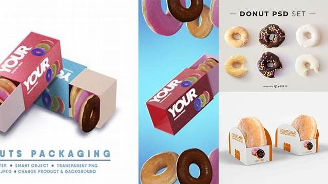 1738+ Donut Mockup Easy Editable