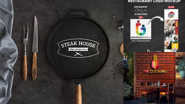 1739+ Restaurant Logo Mockup Psd Free Download 2020 PSD Free Download