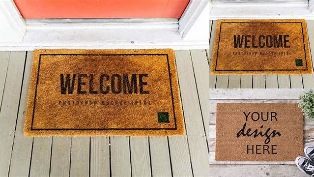 1741+ Doormat Mockup Free Download Premium Quality Freebie