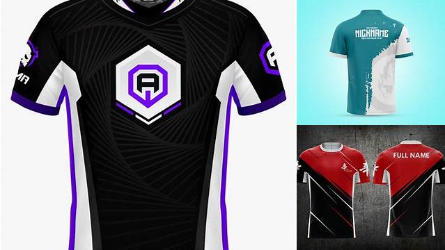 1744+ Esports Jersey Template Psd Free Download Editable Photoshop File