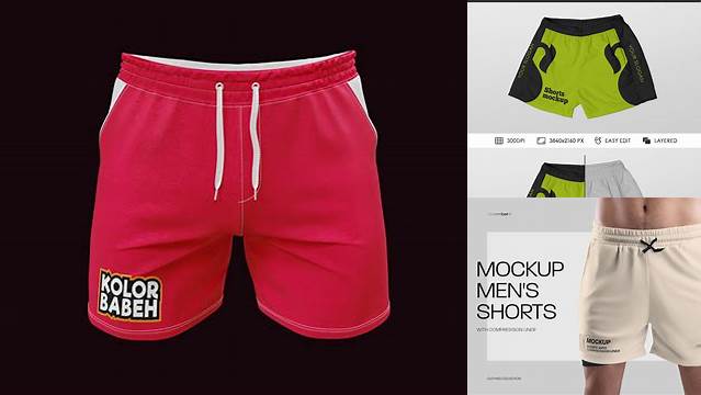 1746+ Shorts Mockup Png PSD Free Download