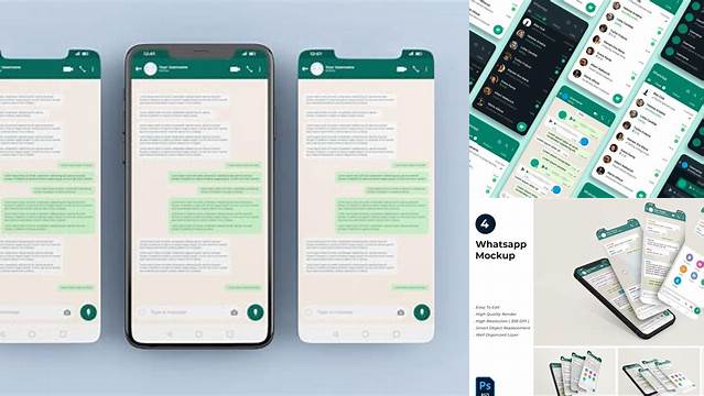 1749+ Whatsapp Business Mockup Professional PSD Template