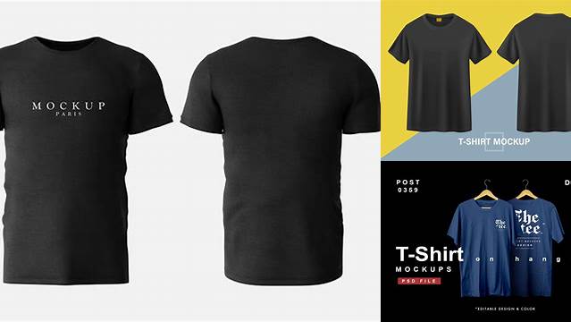 1753+ T-shirt Mockup Front And Back For Free Download