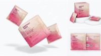 1754+ Sanitary Pads Packaging Mockup Modern Free PSD Template