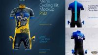 1769+ Cycling Kit Mockup Free PSD for Free