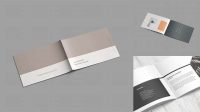 1770+ A4 Landscape Brochure Mockup Free Include TIFF