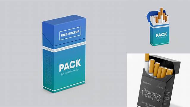 1771+ Cigarette Box Mockup Free Download Free