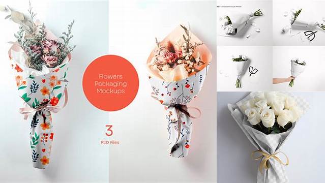 1772+ Flower Bouquet Mockup Include TIFF