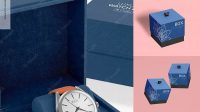 1772+ Watch Box Mockup Free Free PSD