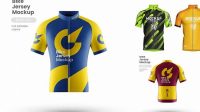 1778+ Cycling Jersey Free Mockup Best for Showcase