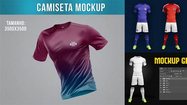 1778+ Mockup Uniforme Deportivo Gratis Include TIFF