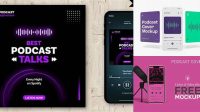 1783+ Apple Podcast Mockup Free Mockup PSD