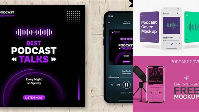 1783+ Apple Podcast Mockup Free Mockup PSD