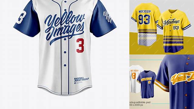 1783+ Baseball Jersey Mockup Free High Resolution