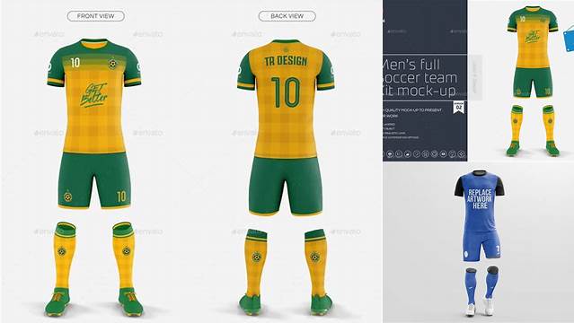 1783+ Soccer Uniform Mockup PSD Free Download