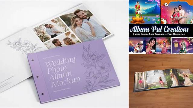 1786+ Wedding Album Mockup Psd Free Download PSD Download