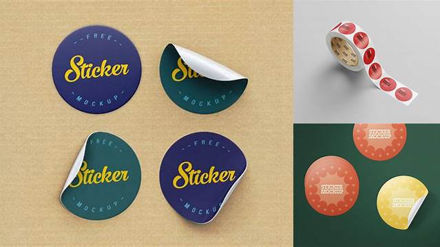 1788+ Circle Sticker Mockup Download Free