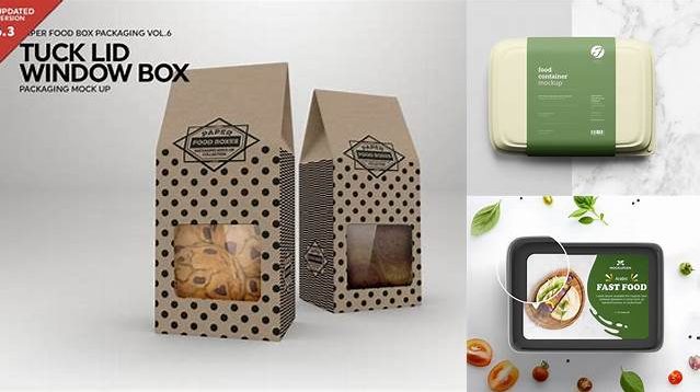 1799+ Food Box Mockup Free Psd High-Quality PSD