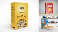 1803+ Cereal Mockup Free PSD Download