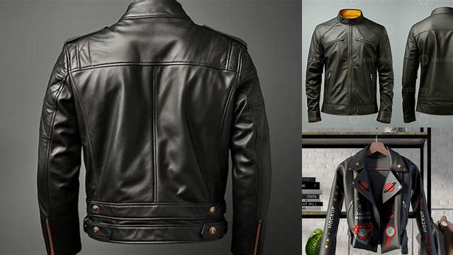 1809+ Leather Jacket Mockup Free Best for Showcase