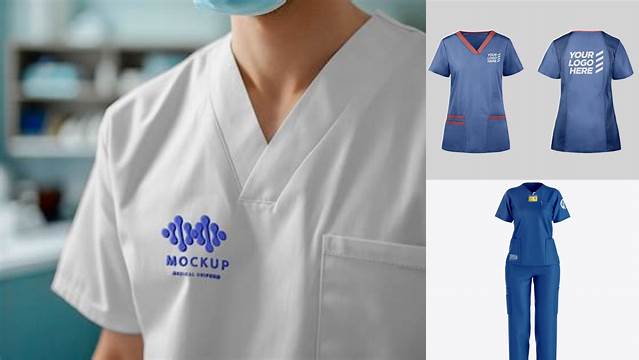 1810+ Medical Uniform Mockup Free PSD Free Download