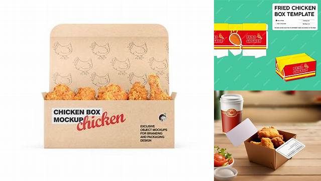 1820+ Fried Chicken Box Mockup Easy Editable