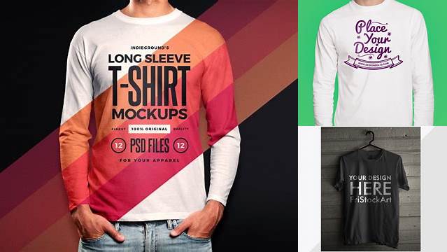 1821+ Mockup Kaos Panjang Psd Premium Free Graphic Resource