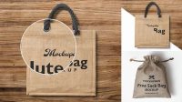 1822+ Jute Bag Mockup Smart Layer Mockup Free