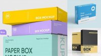 1824+ 3d Box Mockup Generator Free Free PSD