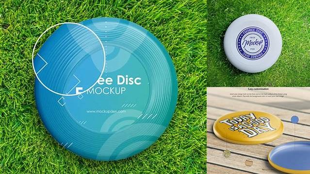 1824+ Frisbee Mockup Free Smart Editable Design Mockup