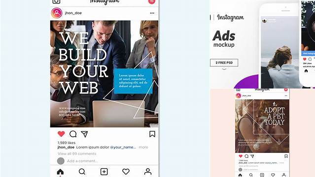 1825+ Instagram Ad Template Psd PSD File Download