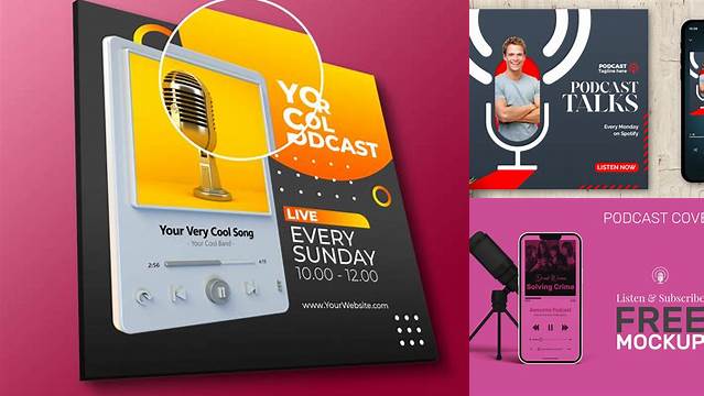 1830+ Apple Podcast Mockup Psd Layered PSD File Free Download