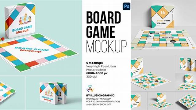 1839+ Board Game Mockup Psd Free Photoshop Resource Free