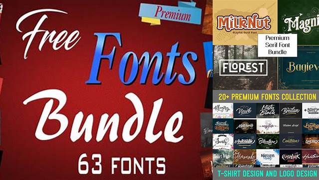 1839+ Premium Font Pack Free Download Digital Download